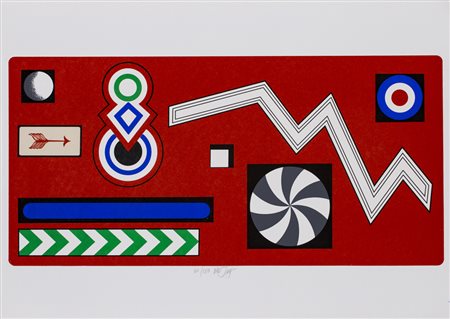 LUCIO DEL PEZZO (1933)Senza TitoloLitografiacm 50x70Firma e numerazione...