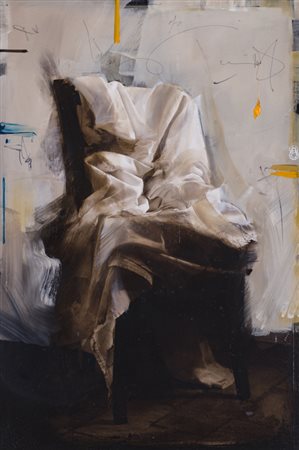 GIOVANNI SESIA (1955)Senza TitoloTecnica mista su tavolacm 60x40Firma, misure...