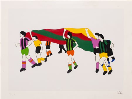 MARCO LODOLA (1955)Senza TitoloLitografia su cartacm 60x80Firma e numerazione...