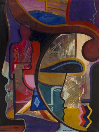 CARLO MASSIMO FRANCHI (1961)Senza TitoloOlio e tecnica mista su telacm...