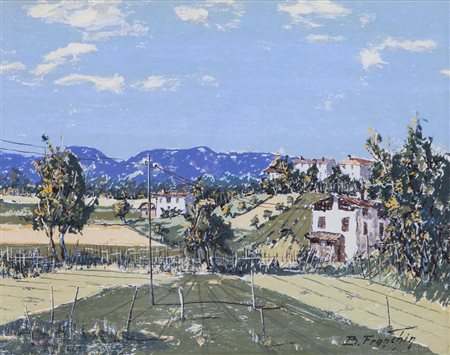 BRUNO FRANCHINSenza TitoloOlio su tavolacm 20x25Firma al fronteTimbro...