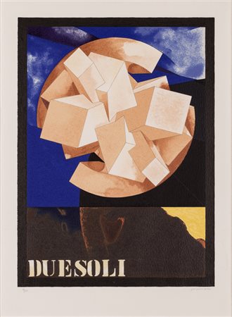 GIÒ POMODORO (1930-2002)DuesoliLitografiacm 75x55Firma e numerazione...