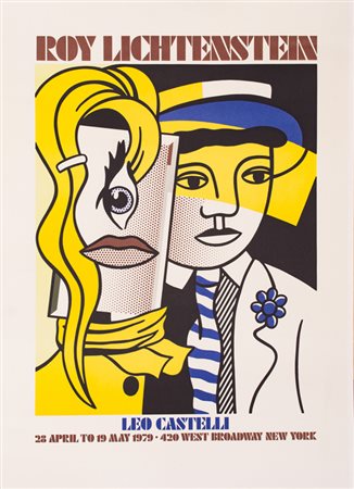 ROY LICHTENSTEIN (1923-1997)Senza TitoloManifesto serigraficocm...