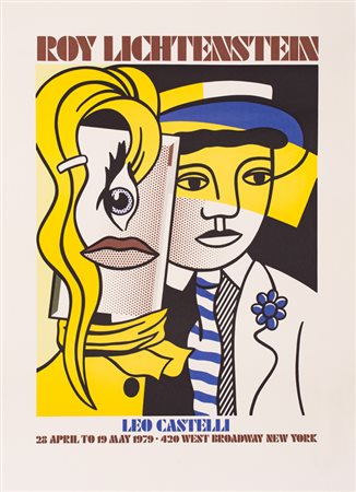 ROY LICHTENSTEIN (1923-1997)Senza TitoloManifesto serigraficocm...