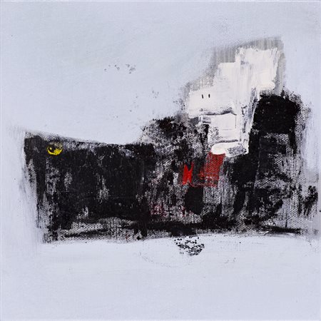 ROBERTO PAGNANI (1970)Senza Titolo, 2017Olio su telacm 25x25Firma e datazione...