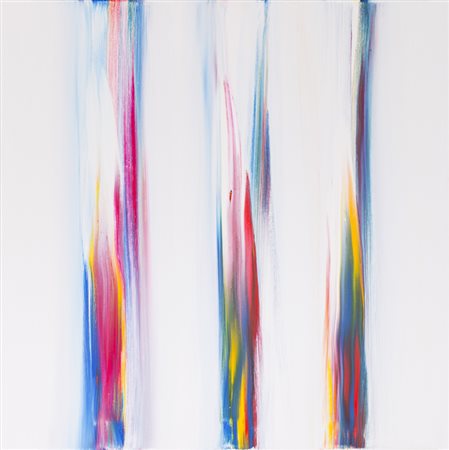 ENNIO FINZI (1931) Il verso del colore, 2012 Acrilici su tela cm 50x50x2...