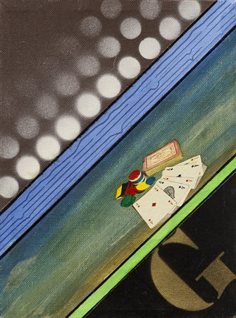 DUILIO GAMBINO (1937)G come Gatsby, 1974Acrilici e spray su telacm...