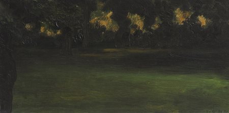 WALTER DI GIUSTO (1946)Senza Titolo, 1982Olio su telacm 25x50Firma e...