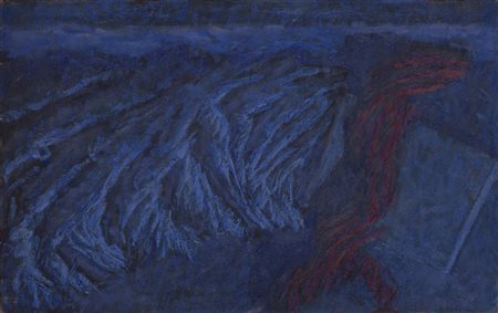 PIETRO DI TERLIZZI (1959)Senza TitoloTecnica mista su telacm 24x40Etichetta...