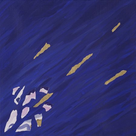 GABRIELE ORTOLEVA (1943)Atlantide, 1982Acrilici e collage su telacm...