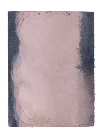 SERGIO PICCOLI (1946)Senza TitoloTecnica mista su tela non intelaiata...