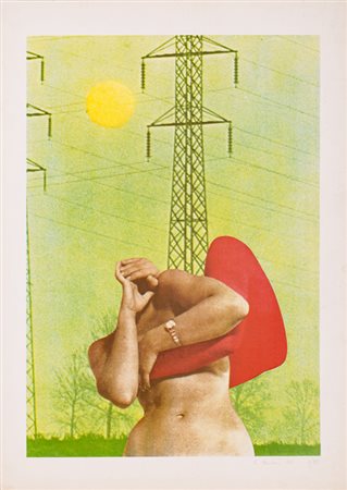 ELIO MARIANI (1943)Senza Titolo, 1970Litografiacm 70x50Firma, datazione e...