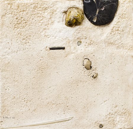 DANILO DI PRETE (1911-1985)Senza Titolo, 1965Tecnica mista e applicazioni su...