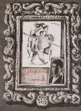 SALVATORE FIUME (1915-1997)Canzo 1946-1972Poster celebrativo recante firma a...