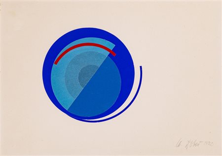 MILAN DOBES (1929)Senza Titolo, 1972Collage di cartoncini colorati su cartacm...