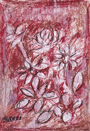 PIERO GAULI (1916-2012)Lotto unico composto da:Giochi, 1970Pastelli a olio su...