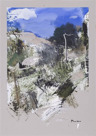 ANTONIO PEDRETTI (1950)Senza TitoloTecnica mista su cartonecm 70x50Firma al...