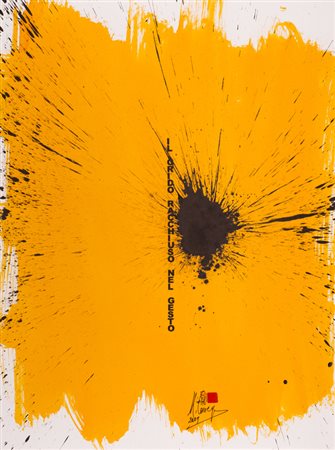 UGO CARREGA (1935-2014)Il grido racchiuso nel gesto, 2009Tecnica mista su...