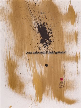 UGO CARREGA (1935-2014)The act of causing to exhist, 2009Tecnica mista su...