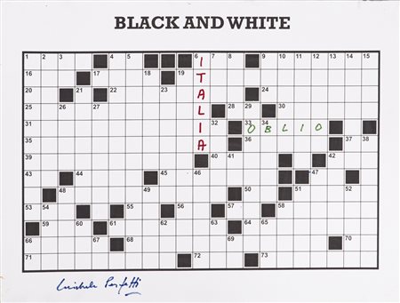 MICHELE PERFETTI (1931-2013)OblioTecnica mista e fotografia su telacm...