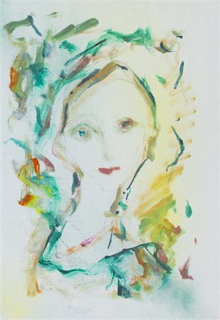 ERNESTO TRECCANI (1920-2009)Senza TitoloOlio su telacm 50x35Firma al...