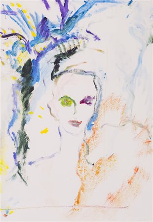 ERNESTO TRECCANI (1920-2009)Senza TitoloOlio su telacm 50x35Firma al...