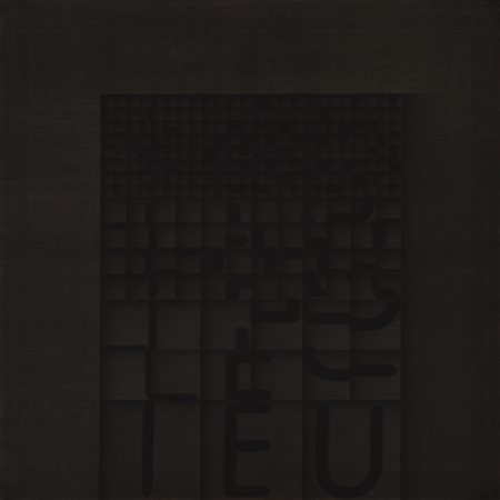 BRUNO DI BELLO (1938)"IEU, radice di congiungere, collegare", 1974Riporto...