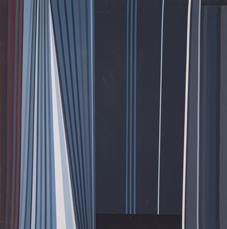 MICHELE ZAZA (1948)Apertura, 1970Olio su telacm 100x100Firma, titolo e...