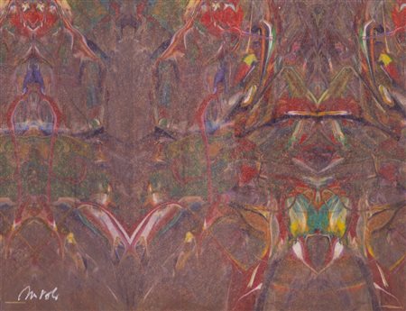 NUVOLO (1926-2008)SerotipiaTecnica mista su cartacm 20x25,5Firma al...