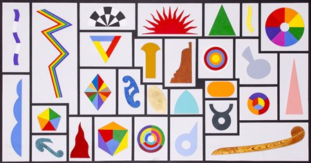 LUCIO DEL PEZZO (1933)L'Arca Russa II, 1989Collage, colore acrilico, smalto,...