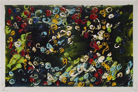 MARIO SCHIFANO (1934-1998)Fiori Vari, 1984Smalti e acrilici su telacm...