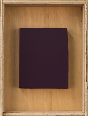 MARC ANGELI (1954)Rouge vinoso violacé, 2011Pigmenti, vino, colla di pelle di...