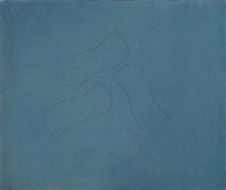 ETTORE SORDINI (1934-2012)Senza Titolo, 1969Olio e matita su telacm...