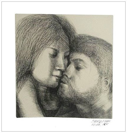 EMILIO GRECO Catania 1913 – Roma 1995 Senza titolo 1987 Acquaforte su carta...