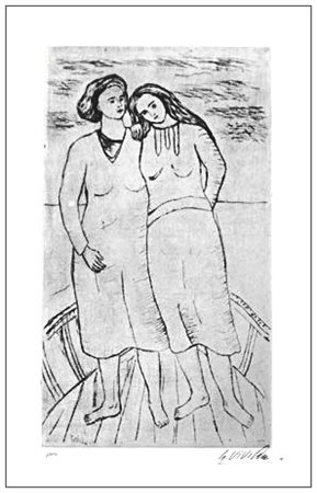GIUSEPPE VIVIANI Agnano Pisano 1898 – Pisa 1965 Le ragazze del Navicello 1935...
