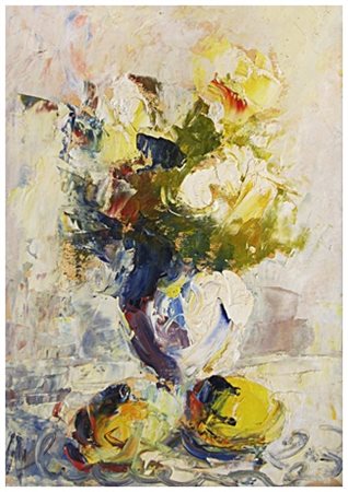 PAOLO MASSIMO ABRAMS Livorno 1952 Senza titolo Olio su tela accoppiata a...