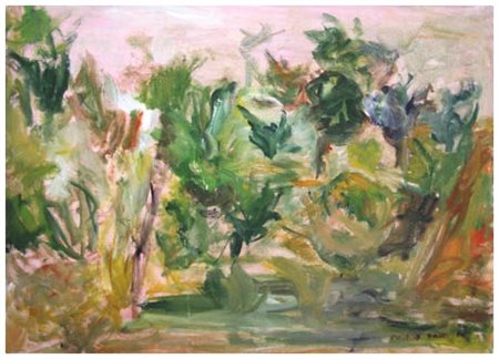 CORRADO DANTI Livorno Senza titolo 1984 Olio su tela 50 x 70. Firma e data in...