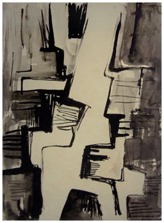 GUALTIERO NATIVI Pistoia 1921 – Greve in Chianti 1999 Senza titolo 1958 China...