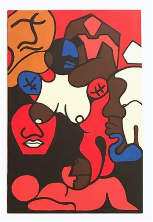 ANTONIETTA MORENA Utili a tutti acrilico su tela cm. 40x60.