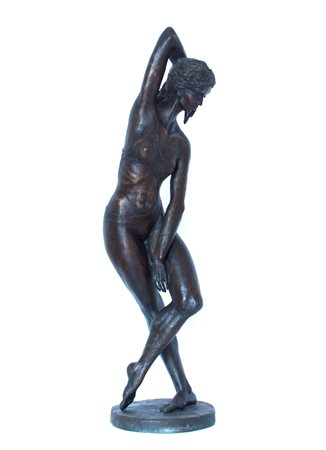 ANTONIO SIRTORI Movimento e danza, novecento bronzo cm. H 110.