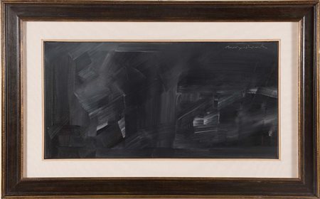 Sergio Romiti (Bologna 1928 – 2000), “Senza Titolo”, Anni '90. Olio su tela,...