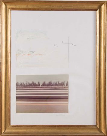 Mario Schifano – Franco Fontana (XX-XXI sec.), “Senza Titolo”, 1978. Smalti,...