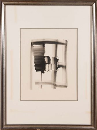 Sergio Romiti (Bologna 1928 – 2000), “Composizione”, 1964. Tempera su carta,...