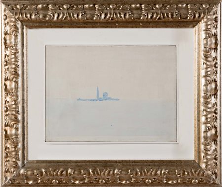 Virgilio Guidi (Roma 1891 – Venezia 1984), “L'Isola di San Giorgio, Venezia”....