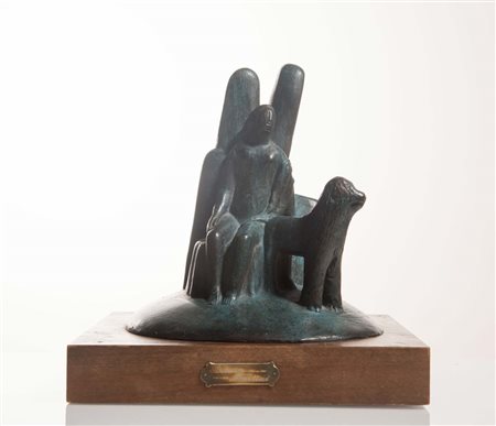 Arturo Martini (Treviso 1889 – Milano 1947), “L’Attesa”. Scultura in bronzo,...
