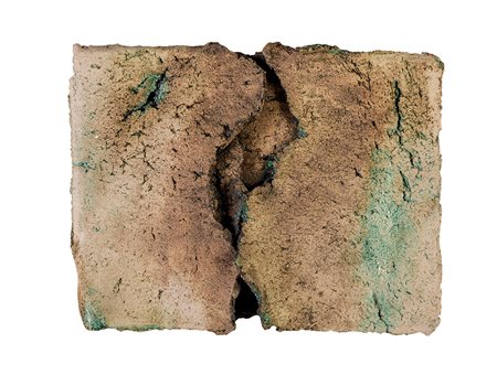 BEPPE SCHIAVETTA (1949) Senza titolo 1981 Piastra in terracotta refrattaria...