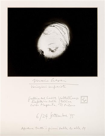 MARIO CRESCI (1942) Variazioni impreviste 1995 Stampa fotografica in bianco e...
