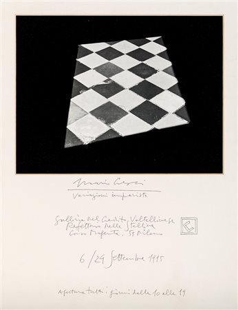 MARIO CRESCI (1942) Variazioni impreviste 1995 Stampa fotografica in bianco e...
