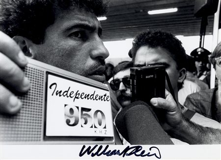 WILLIAM KLEIN (1928) Torino 90 1990 Stampa ai sali d'argento su carta...