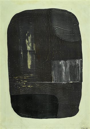Alvaro Monnini (Firenze 1922 Milano 1998) Immagine, 1964 Olio su tela, cm....